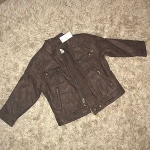 “Leather” Toddler Jacket